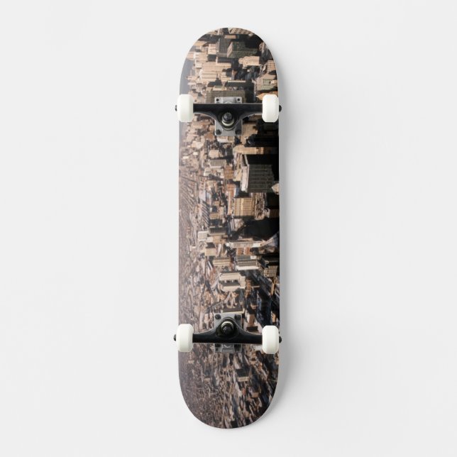Panoramablick der Stadt Skateboard (Vorderseite)