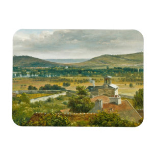 Panoramablick des Ile-de-France Magnet