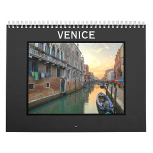 Panoramablick und Kanäle von Venedig Kalender