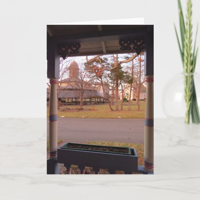 Panoramablick vom Porch - Martha's Vineyard Karte (Vorderseite)