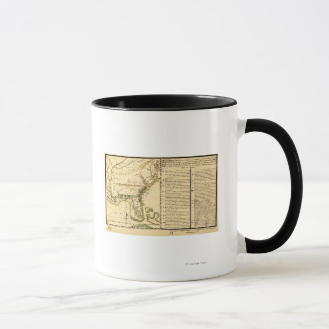 Panoramakarte (Spanische Sprache) Tasse (Rechts)