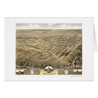 Panoramakartevon Shelbyville, IL - 1869