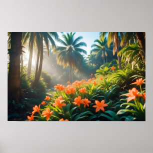 Panoramalandschaft Wald Natur Stille Landschaft Poster