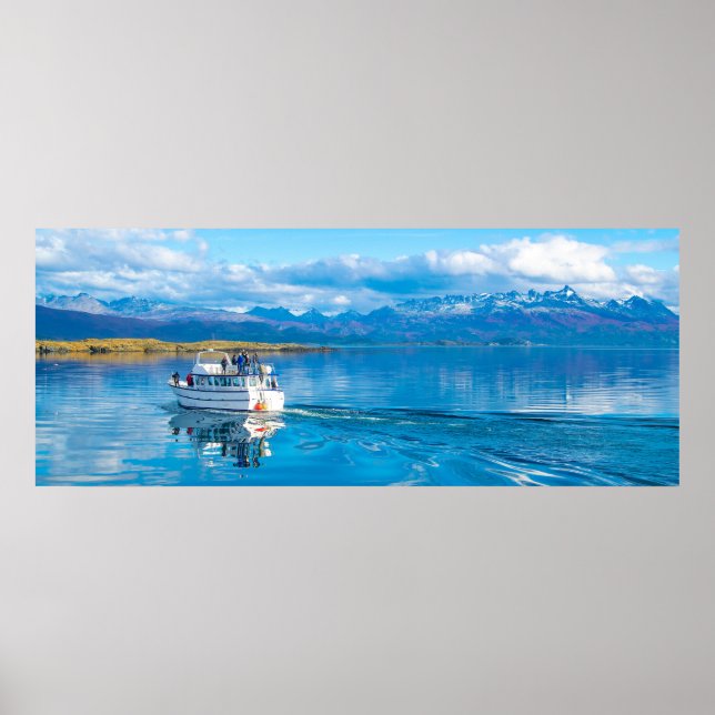 Panoramaschiff auf dem Beagle Poster (Vorne)