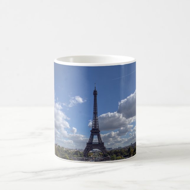 Panoramasicht auf den Eiffelturm - Paris Kaffeetasse (Mittel)