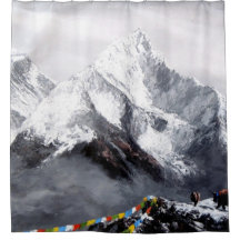 Panoramasicht auf den Everest Mountain