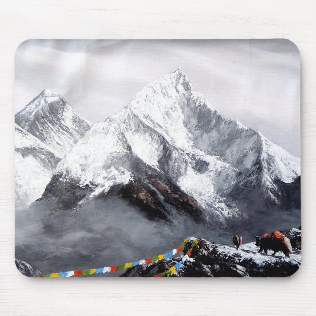 Panoramasicht auf den Everest Mountain Mousepad (Vorne)