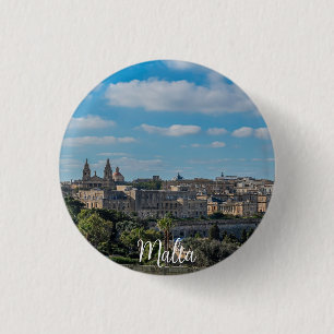 Panoramasicht auf die Altstadt von Valletta in Mal Button