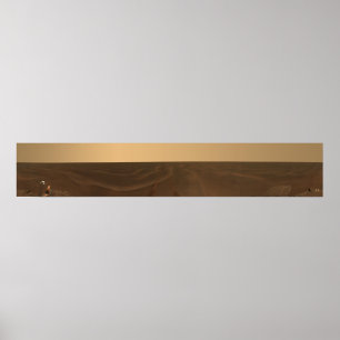 Panoramasicht auf die Ebenen von Meridiani Poster