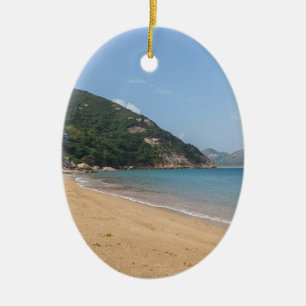 Panoramasicht auf die Insel Sok Kwu Wan Lamma Keramikornament