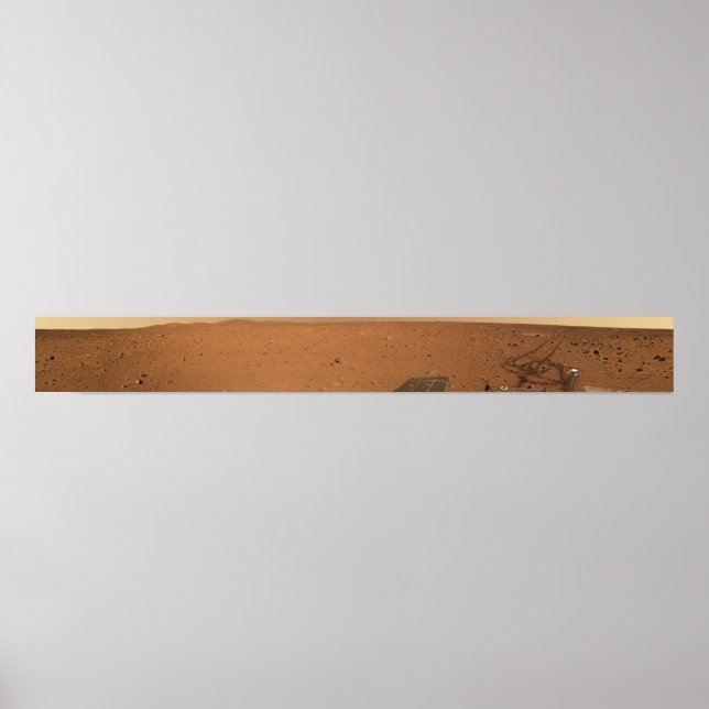 Panoramasicht auf die Mars 10 Poster (Vorne)