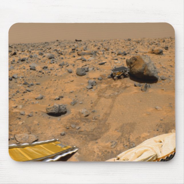Panoramasicht auf die Mars 5 Mousepad (Vorne)