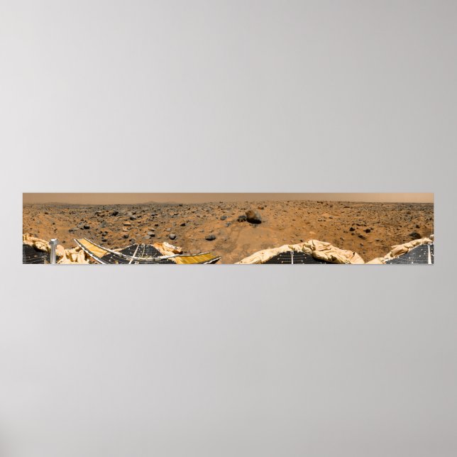Panoramasicht auf die Mars 5 Poster (Vorne)