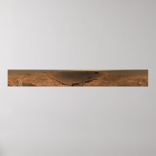 Panoramasicht auf die Mars 9 Poster