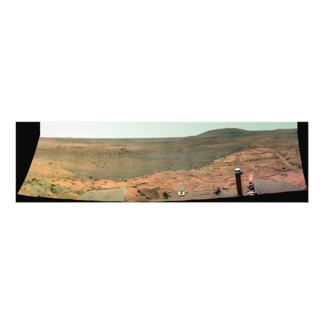 Panoramasicht auf die Mars Fotodruck (Vorne)
