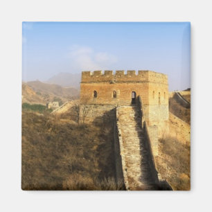 Panoramasicht auf die Mauer, China 2 Magnet
