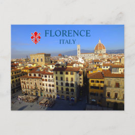 Panoramasicht auf Florenz, Italien Postkarte