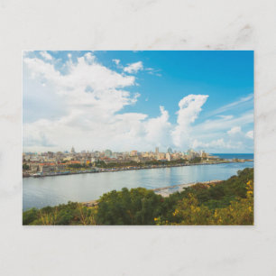 Panoramasicht auf Havanna, Kuba Postkarte