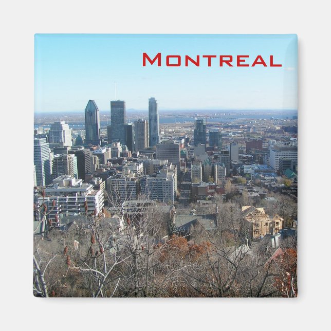 Panoramasicht auf Montreal Magnet (Vorne)