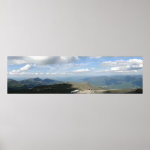 Panoramasicht Top of Moto Washington New Hampshire Poster