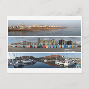 Panoramen an der Küste Postkarte