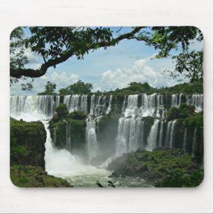 Panoramisch von den Iguaçu-Wasserfälle Mousepad