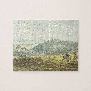 Panoramisch "vor" Ansicht, vom roten Buch für Puzzle