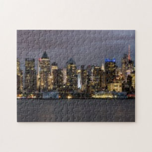 Panoramische Ansicht des frühen Abends von Puzzle