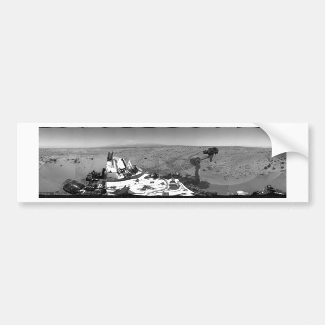 Panoramische Ansicht von Mars Autoaufkleber (Vorne)