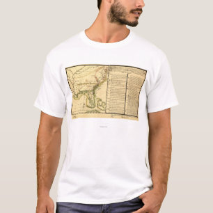 Panoramische Karte (spanische Sprache) T-Shirt