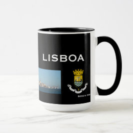 Panoramische Tasse Lissabons Portugal