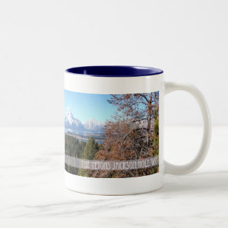 Panoramische Tetons Tasse