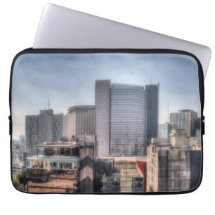 Panoramisches Stadtbild von Mexiko City Laptopschutzhülle