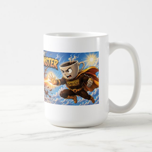 Panoramontagmonster – Espresso-Erzwinger Kaffeetasse (Rechts)