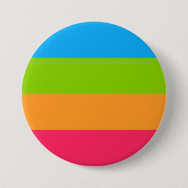 Panoromantische Pride-Flagge Button (Vorderseite)