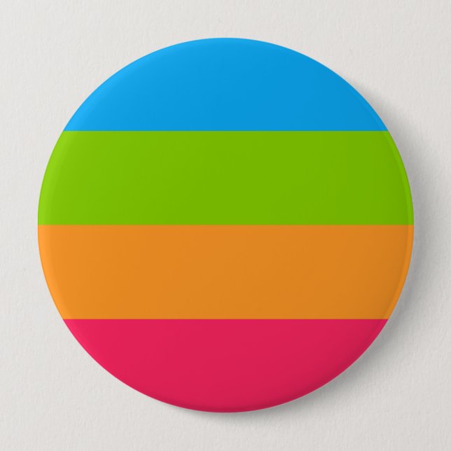 Panoromantische Pride-Flagge Button (Vorderseite)
