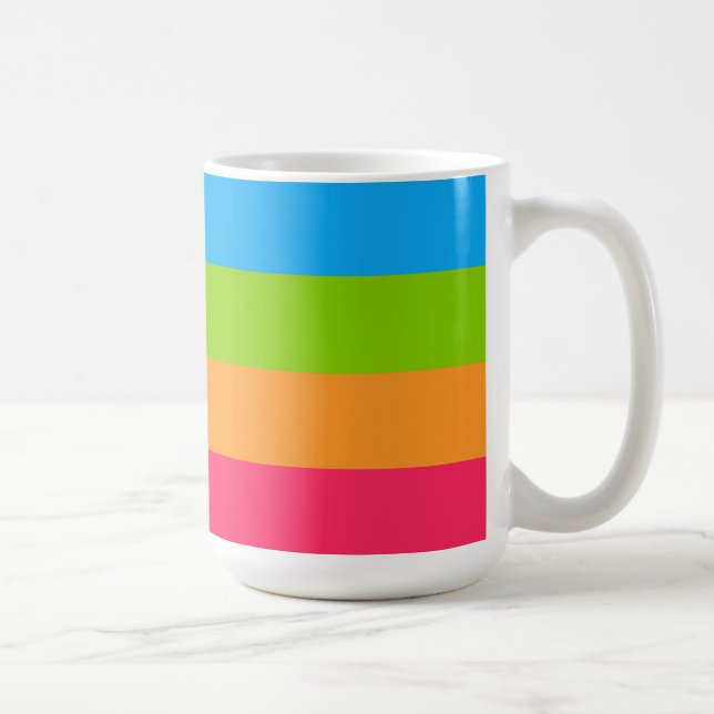Panoromantische Pride-Flagge Kaffeetasse (Rechts)