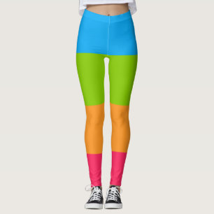 Panoromantische Pride-Flagge Leggings