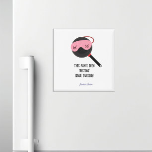 Pan's war "Resting" Seit Dienstag Funny Kitchen Magnet