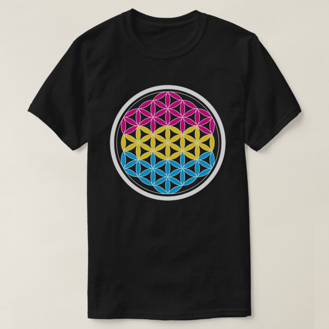PanSakrale Geometrie T-Shirt (Design vorne)