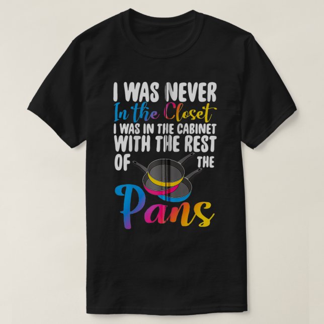 Panseual LGBTQ Funny Pan Prip Zip T-Shirt (Design vorne)