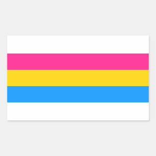 Pansexual-Aufkleber Rechteckiger Aufkleber