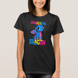 Pansexual Dragon Niedlich Trendy Majestic Lgbtq Pr T-Shirt
