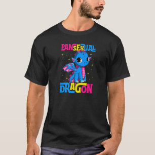 Pansexual Dragon Niedlich Trendy Majestic Lgbtq Pr T-Shirt