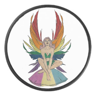 Pansexual-Fee Eishockey Puck