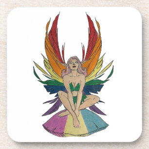 Pansexual-Fee Getränkeuntersetzer