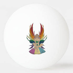 Pansexual-Fee Tischtennisball