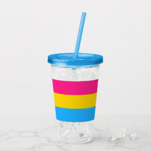Pansexual Flag Acryltrinkbecher