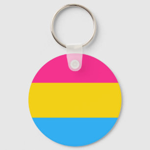 Pansexual Flag Button Schlüsselanhänger