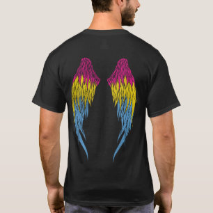 Pansexual Flag - Engel Wings T-Shirt